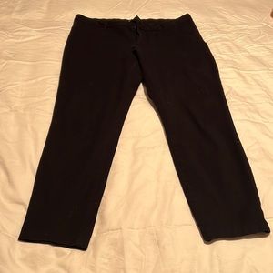 Gap skinny crop, black size 12